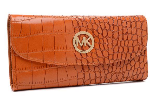 michael kors jet set continental lommebok crocodile preget orang Hot Salg q3xhm